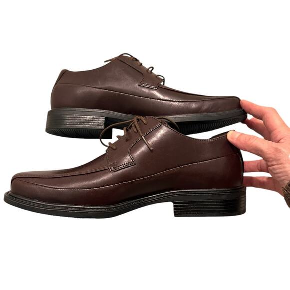 New Rockport Men Dress Felson Brown Premium Leather Oxford Comfort Shoe, 7 main image 4